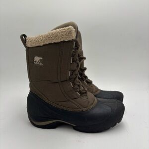 Sorel Women’s 7 Cumberland Army Green Winter Waterproof Boots
